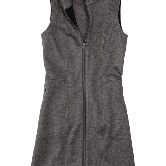 Title Nine Passport Dress - Gray Sleeveless Full Zip - Picture 4 of 4